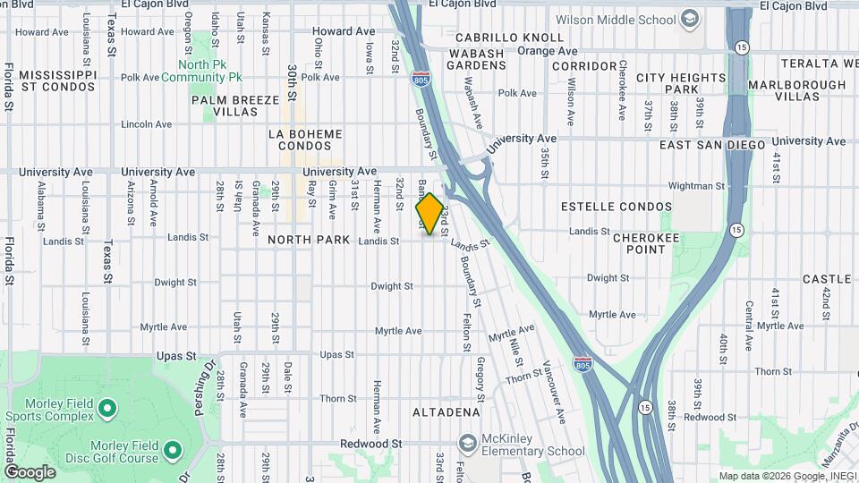 3259 Landis St, Unit 3259 Landis Street Map and Location Details