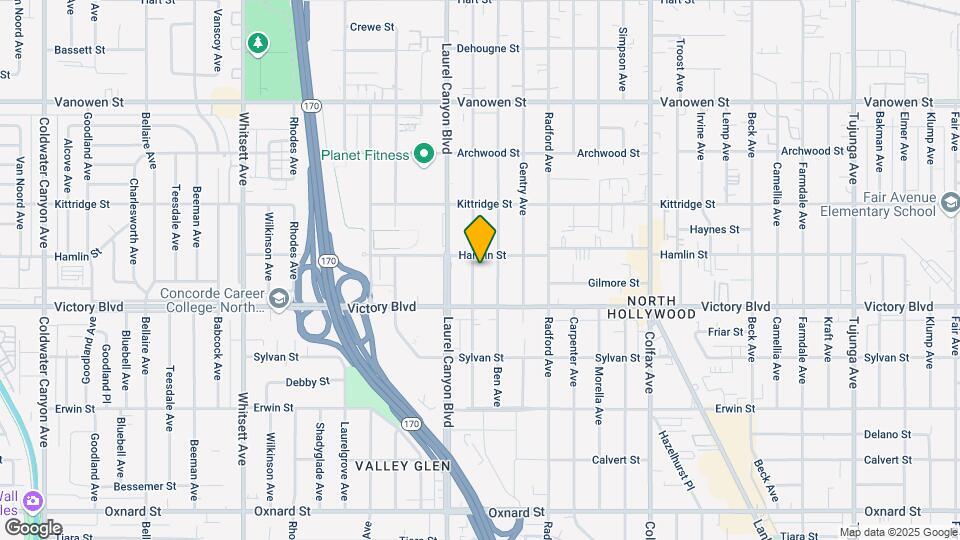 6440 Agnes Ave Map and Location Details