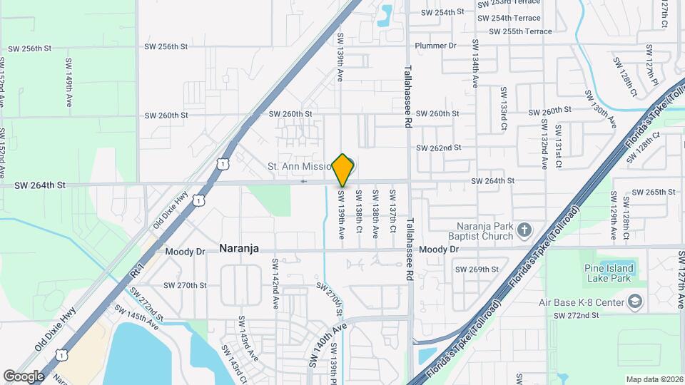 26447 SW 139th Ave Map and Location Details