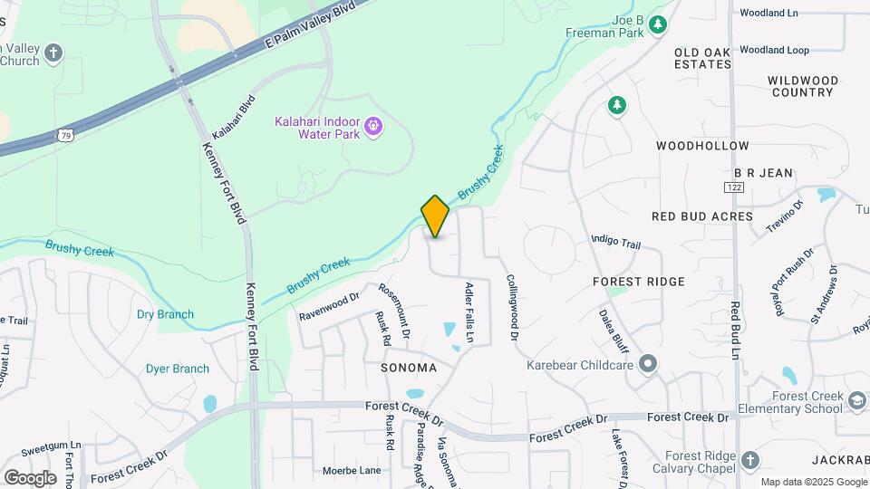 2367 Paradise Ridge Dr Map and Location Details