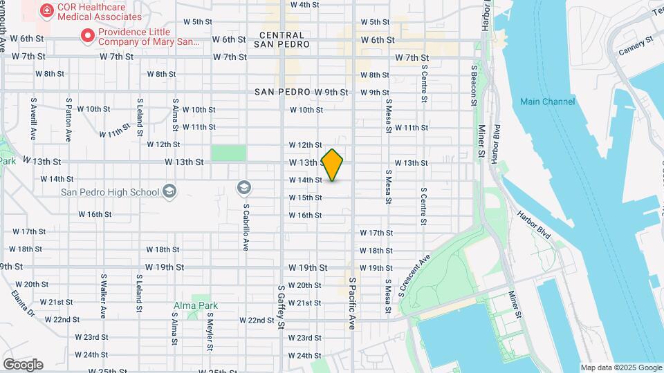559 W 14th St Map and Location Details