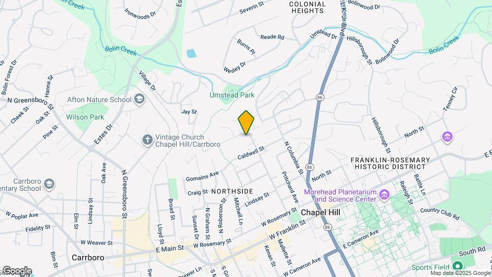 711 Church St Map and Location Details