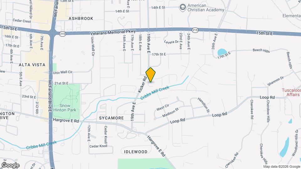 2031 Cribbs Mill Ln Map and Location Details