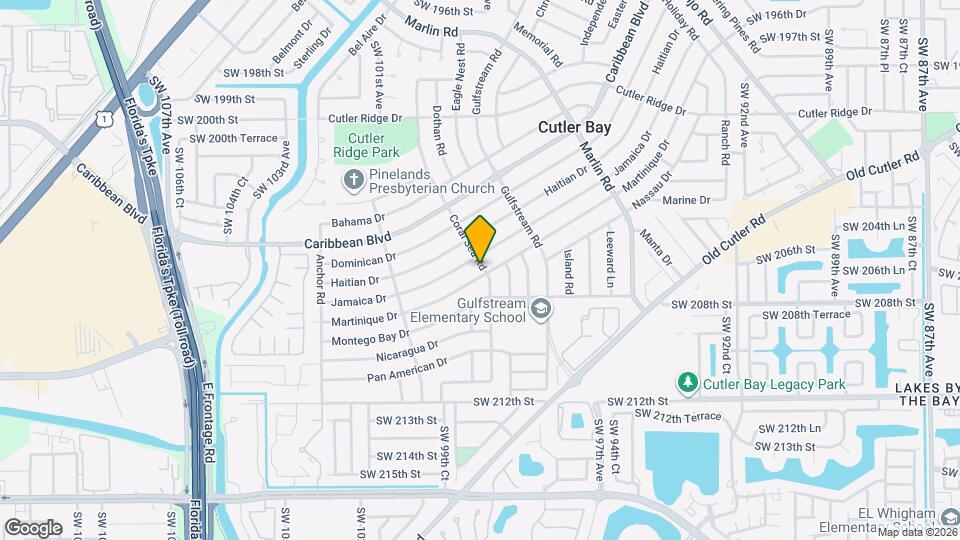 9831 Martinique Dr Map and Location Details