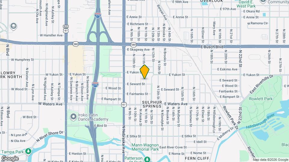 8606 N 11th St, Unit A Map and Location Details