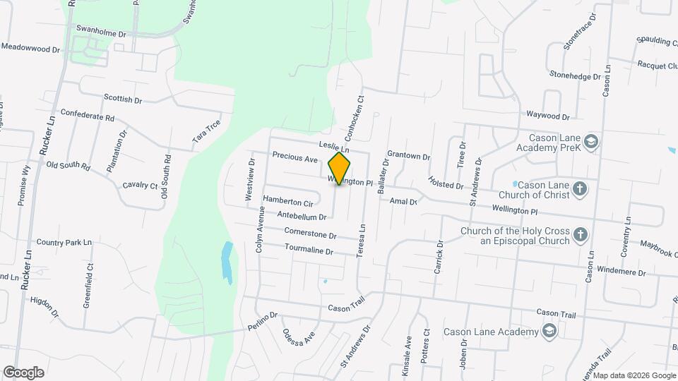 1511 Antebellum Dr Map and Location Details