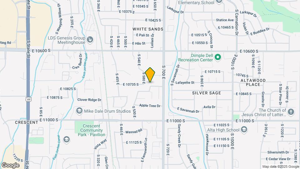 617 Orangewood Ln Map and Location Details