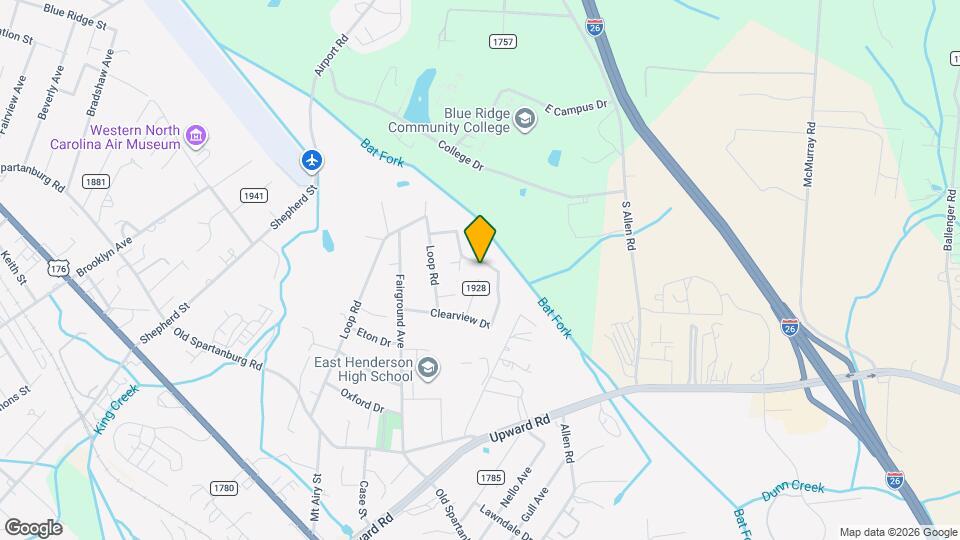 625 Clearview Dr Map and Location Details