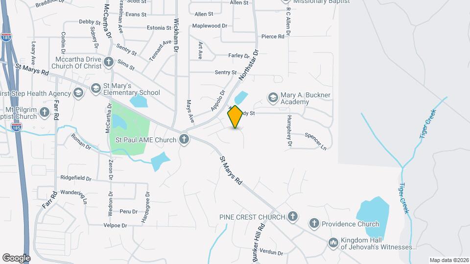 4940 Brightstar Ln Map and Location Details