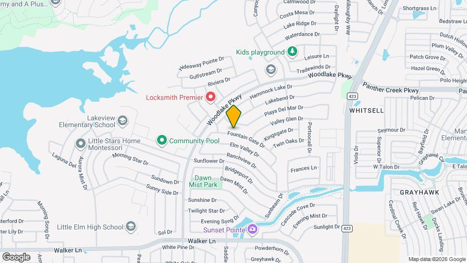 2345 Fountain Gate Dr Map and Location Details