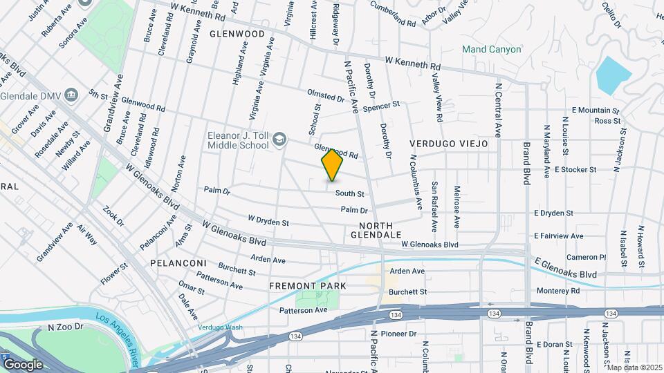 553 South St Mapa y Detalles de la Ubicación