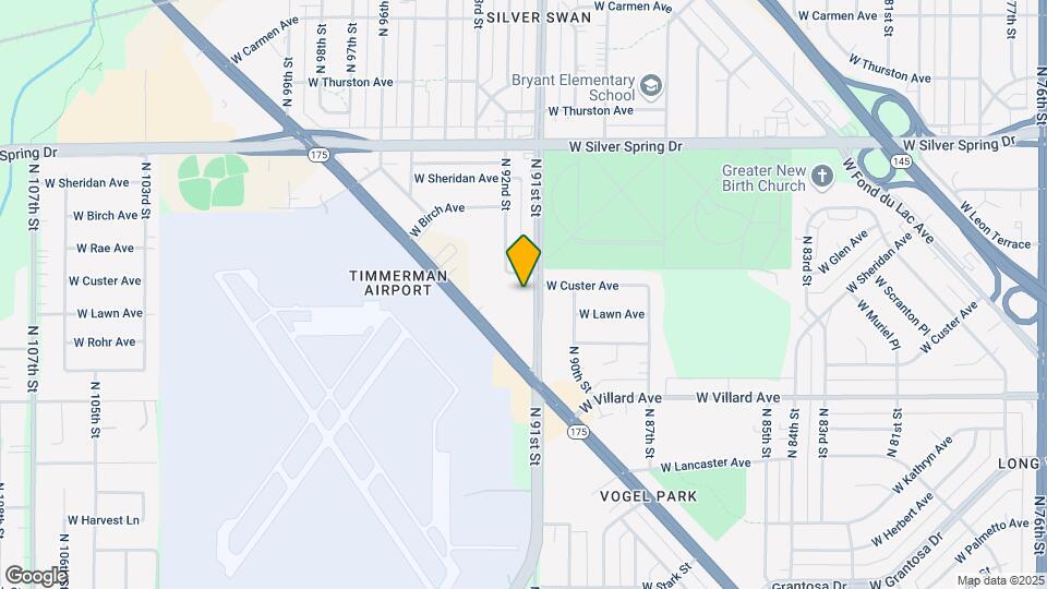5349-5351 N 91st St Map and Location Details