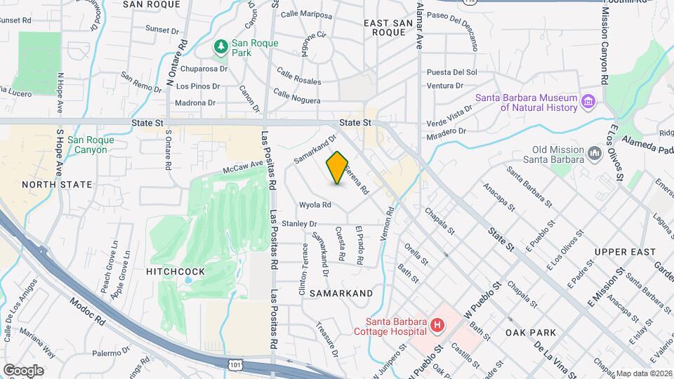 2927 Lomita Rd Map and Location Details