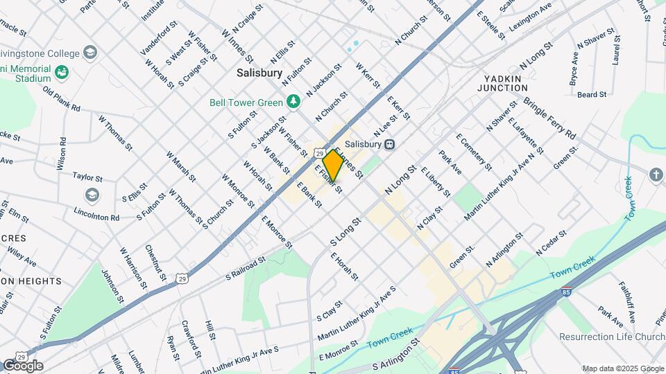 211 E Fisher St Mapa y Detalles de la Ubicación