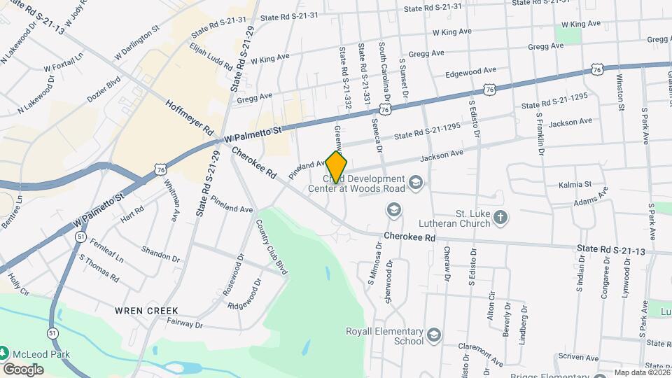 611 Greenway Dr Map and Location Details