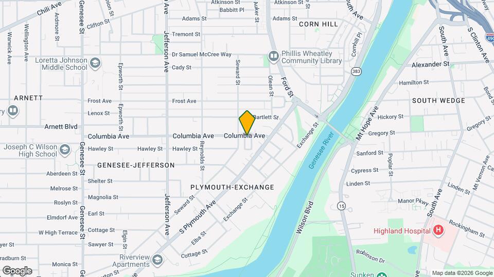 Woodward Housing Map and Location Details