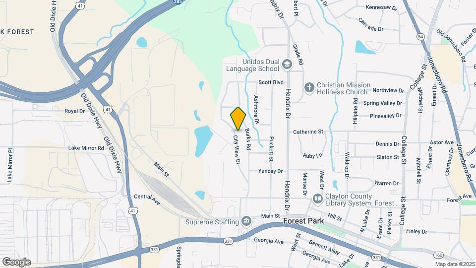 4640 City View Dr Map and Location Details
