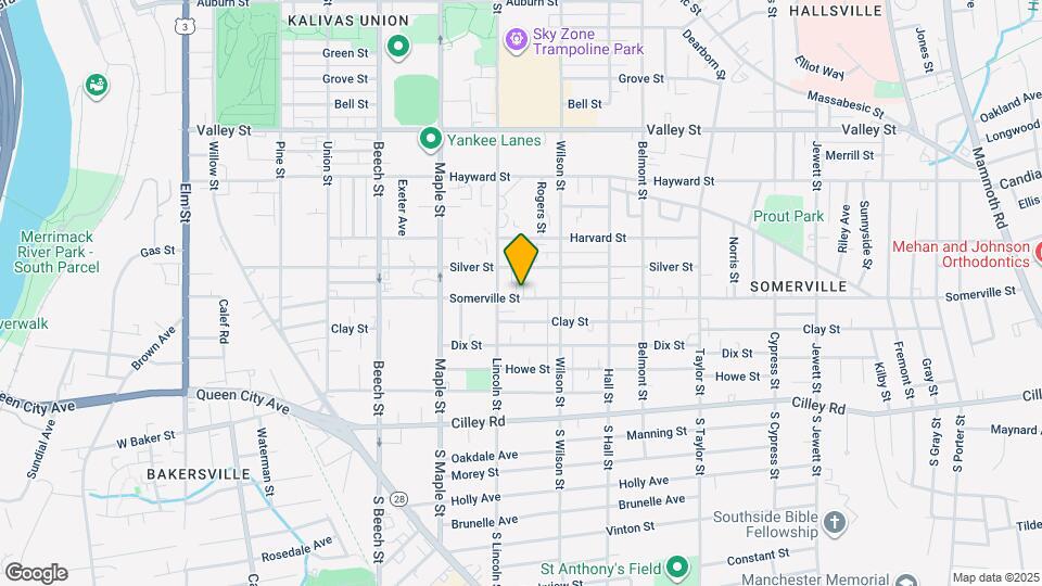 522 Somerville St Map and Location Details