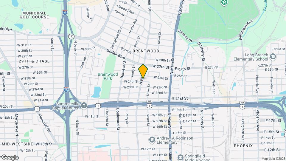 3401 N Pearl St Map and Location Details