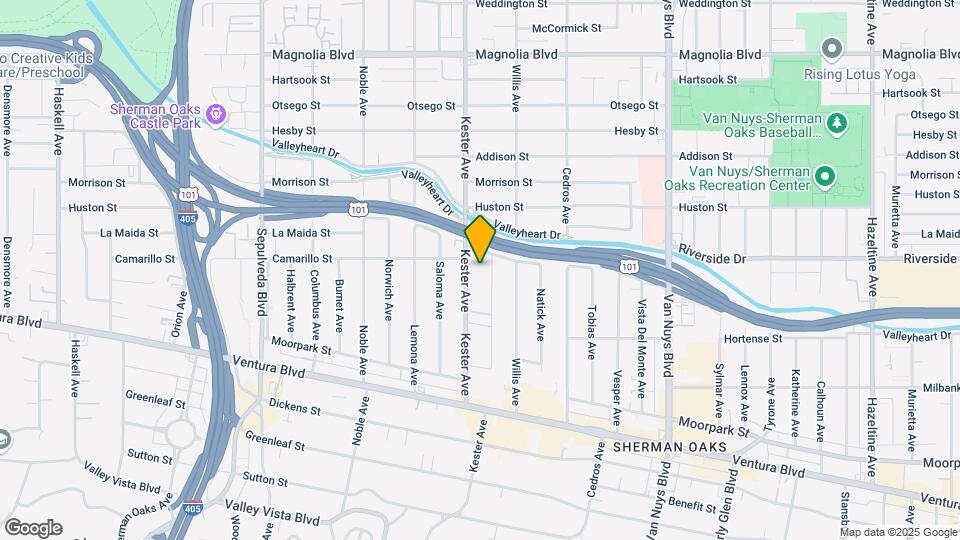 4760 Kester Ave Map and Location Details