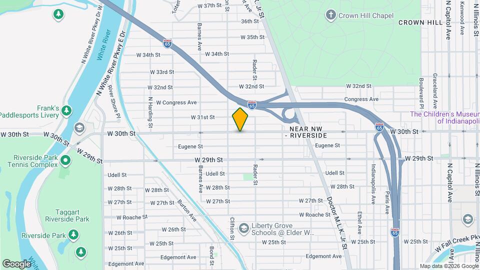 1037 W 30th St Map and Location Details