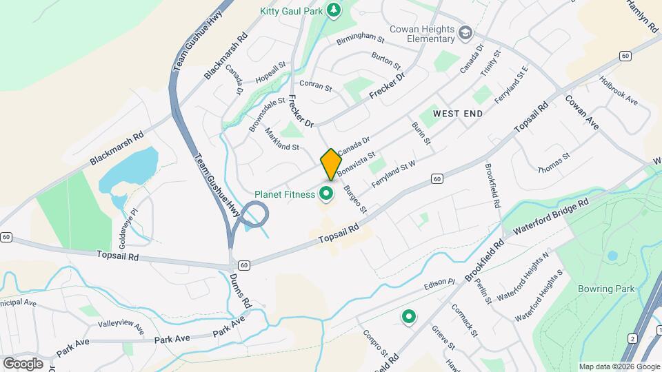 55 Bonavista St Map and Location Details