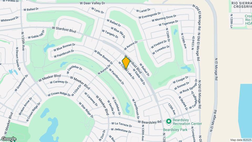 12735 W Crystal Lake Dr Map and Location Details