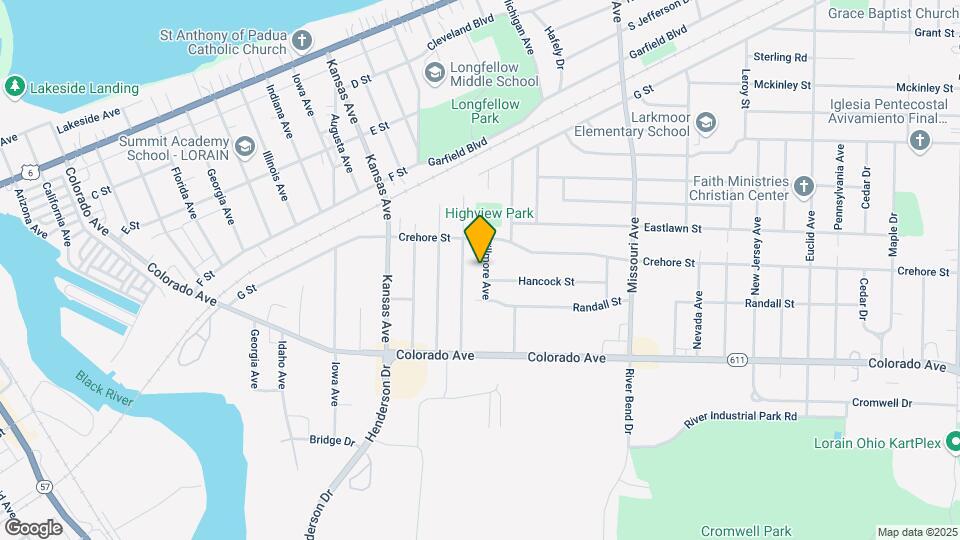 1524 Fillmore Ave Mapa y Detalles de la Ubicación
