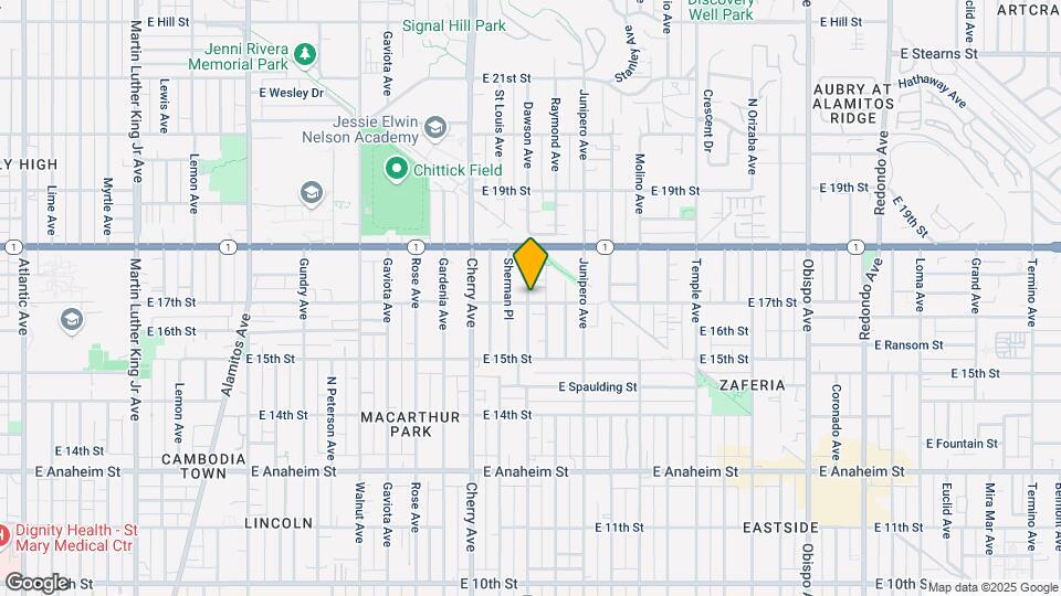 2155 E 17th St Map and Location Details