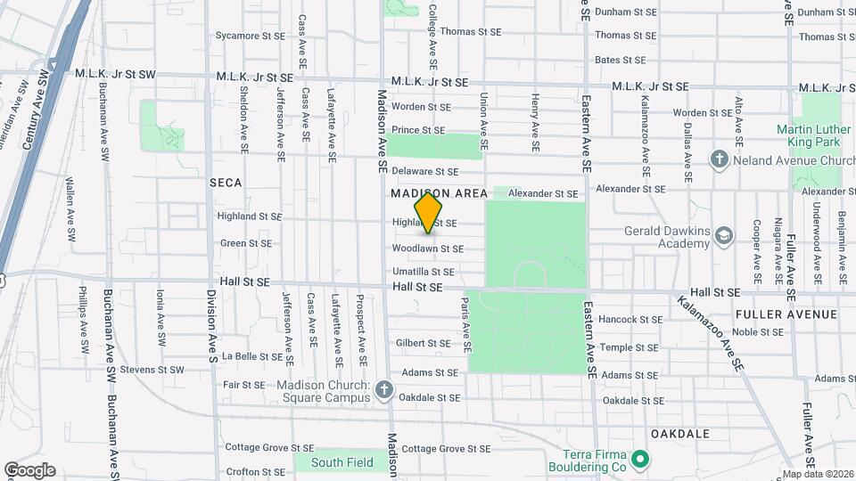 453 Woodlawn St SE Map and Location Details