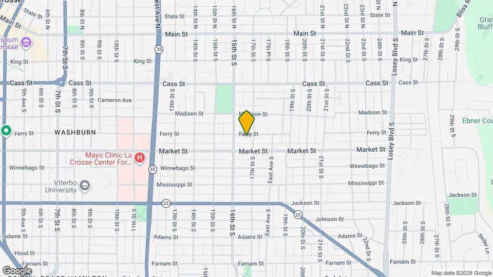 1620 Ferry St Map and Location Details