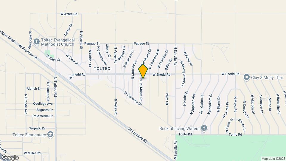 3935 N Del Monte Dr Map and Location Details