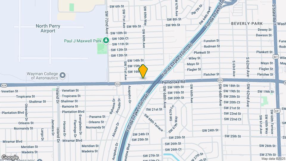 6901 Pembroke Rd Map and Location Details