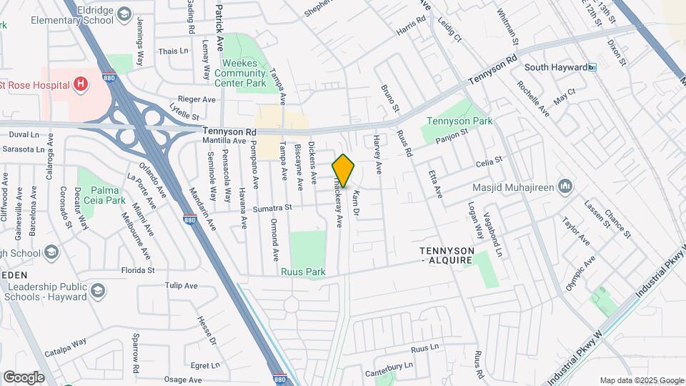 28022 Thackeray Ave Map and Location Details