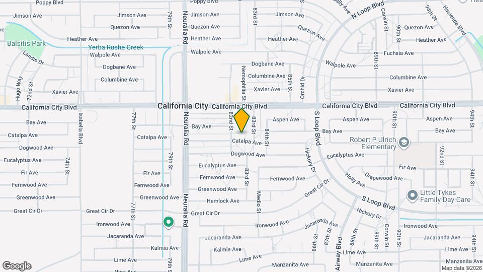 8249 Catalpa Ave Mapa y Detalles de la Ubicación
