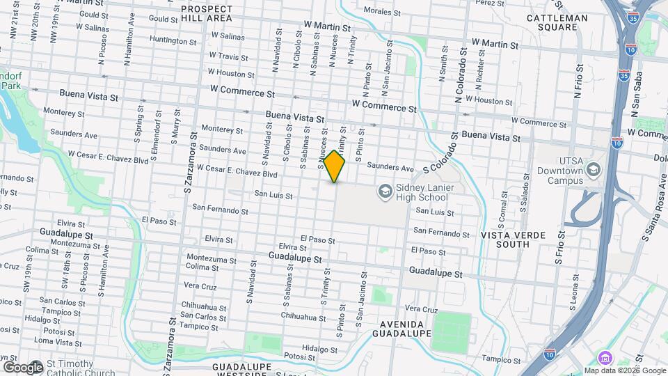 509 S Trinity St Map and Location Details