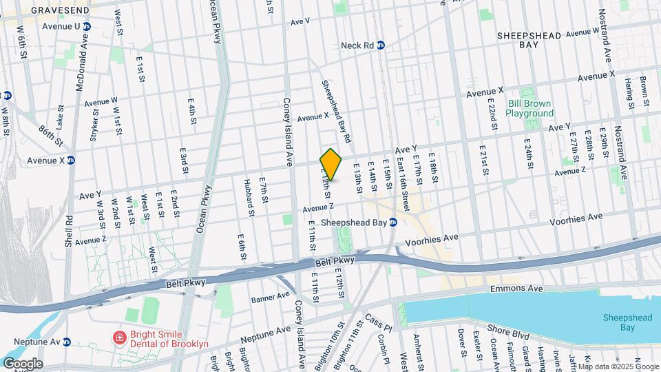 2547 E 12th St Map and Location Details