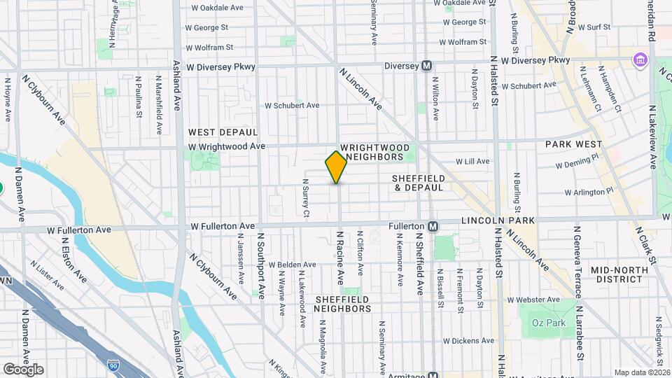 2458 N Racine Ave, Unit 2N Mapa y Detalles de la Ubicación