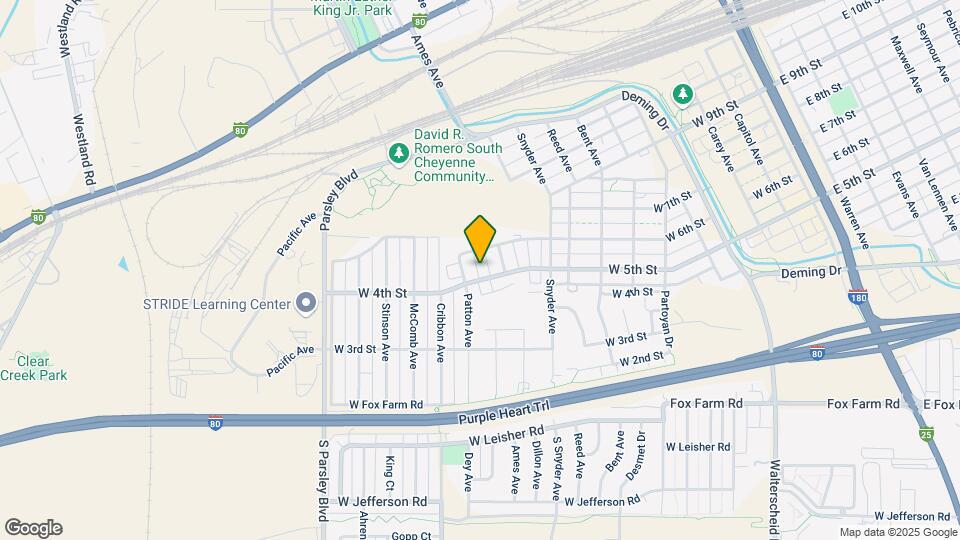 1036 W 5th St Map and Location Details