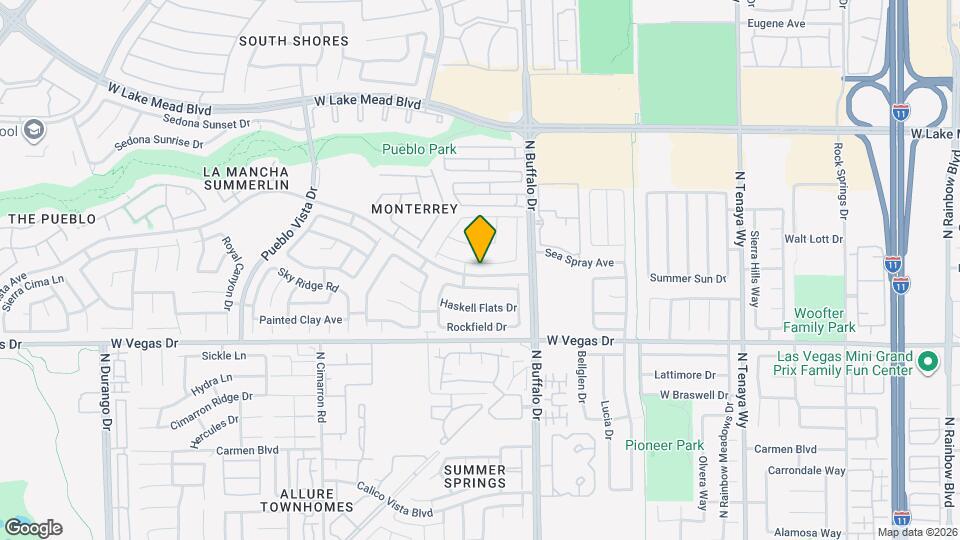 7649 Sierra Paseo Ln Map and Location Details