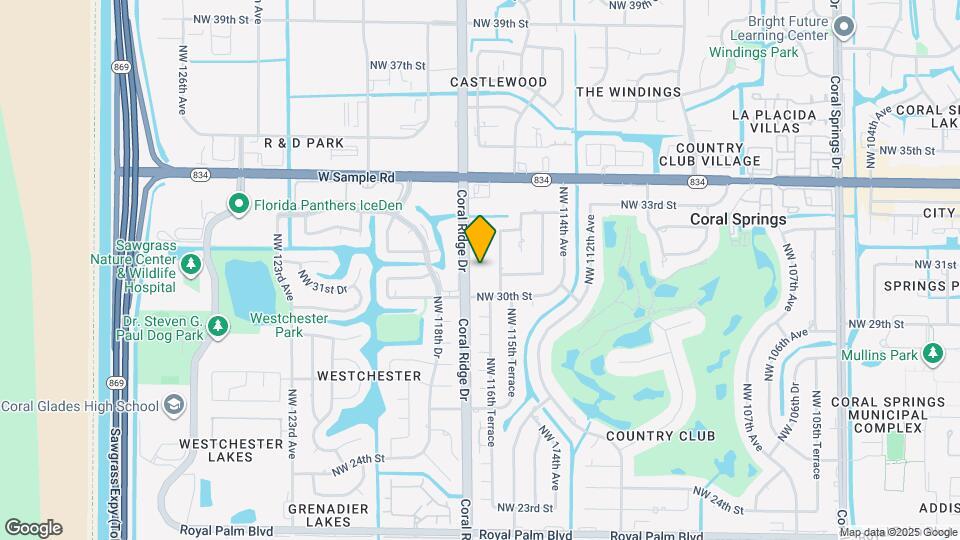 3111 Coral Ridge Dr Map and Location Details