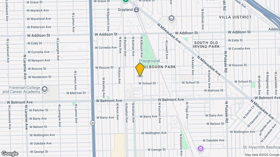 3318 N Kilbourn Ave, Unit 2 Mapa y Detalles de la Ubicación