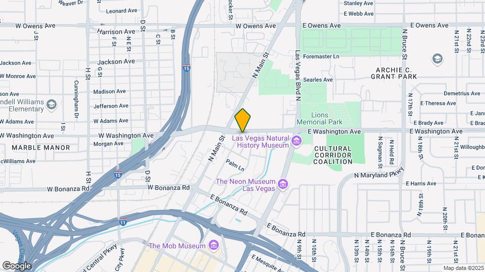 922 N 1st St Map and Location Details