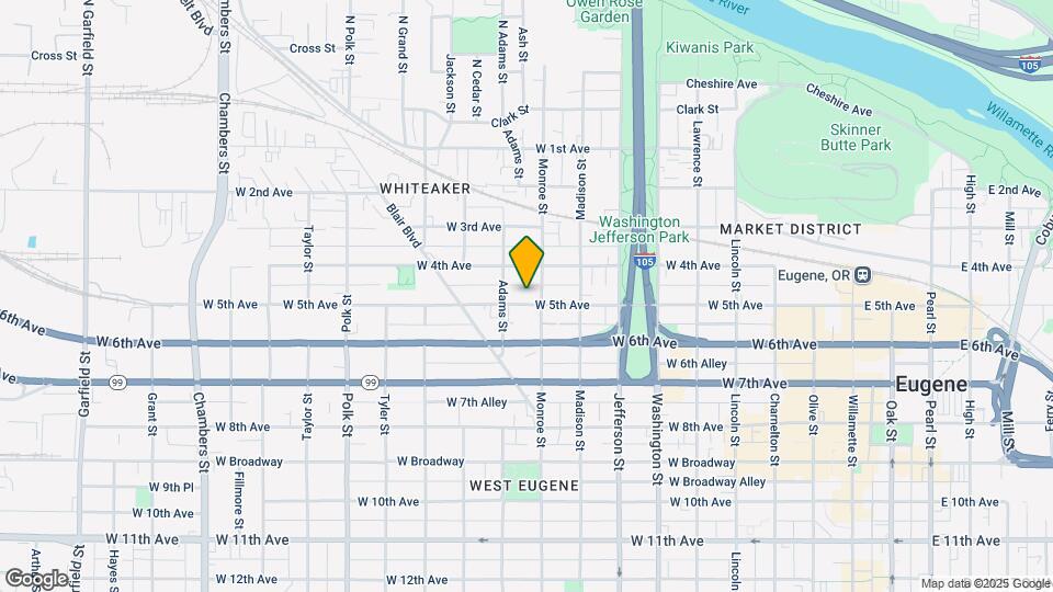 841 W 5th St Map and Location Details