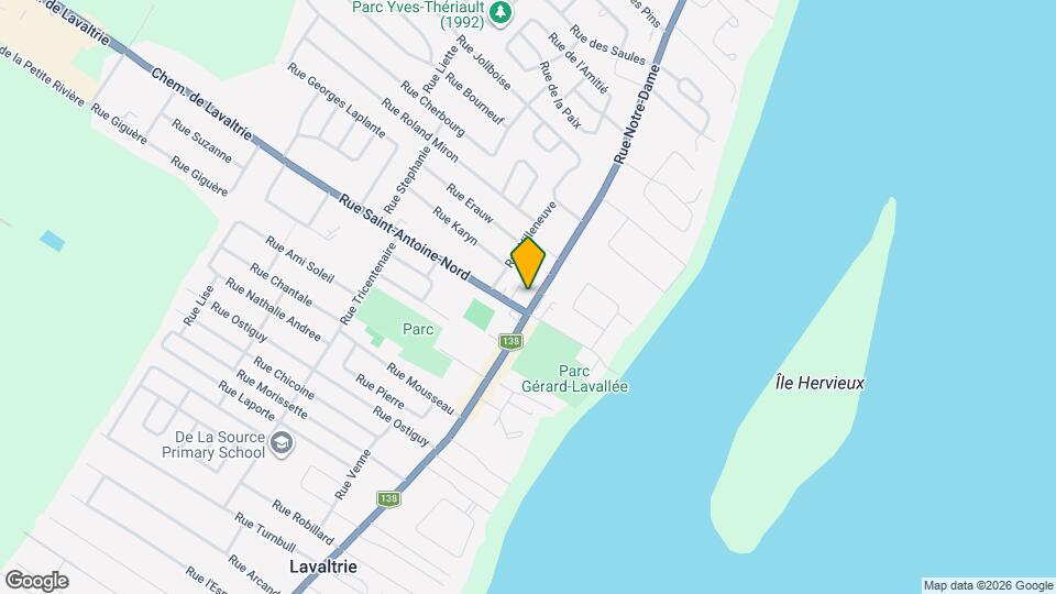 1421 Notre-Dame Rue Map and Location Details