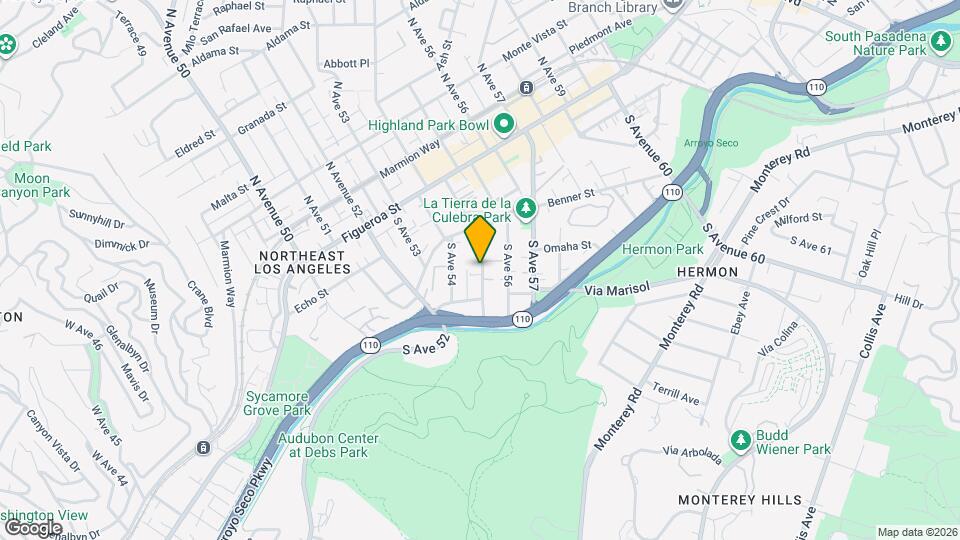 252 S Ave 55, Unit 4 Map and Location Details