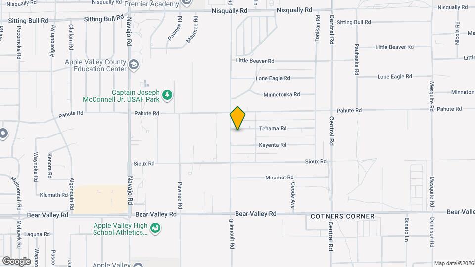 22129 Tehama Rd Mapa y Detalles de la Ubicación