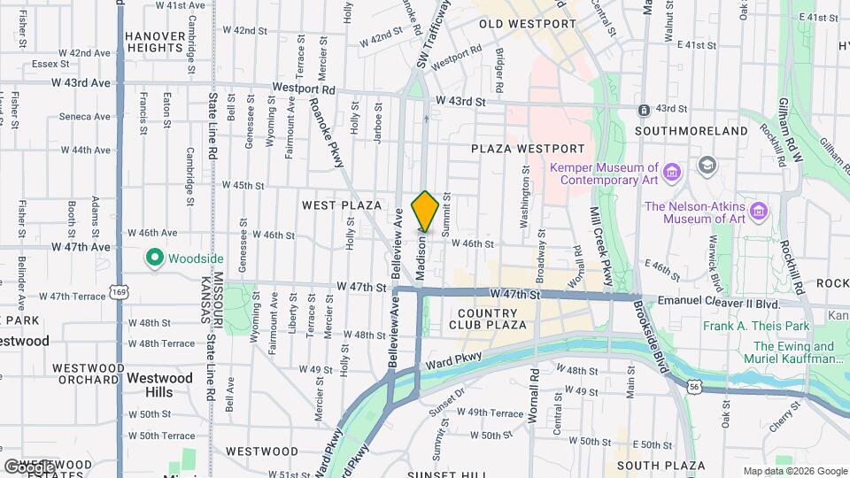 4577 Madison Ave Map and Location Details