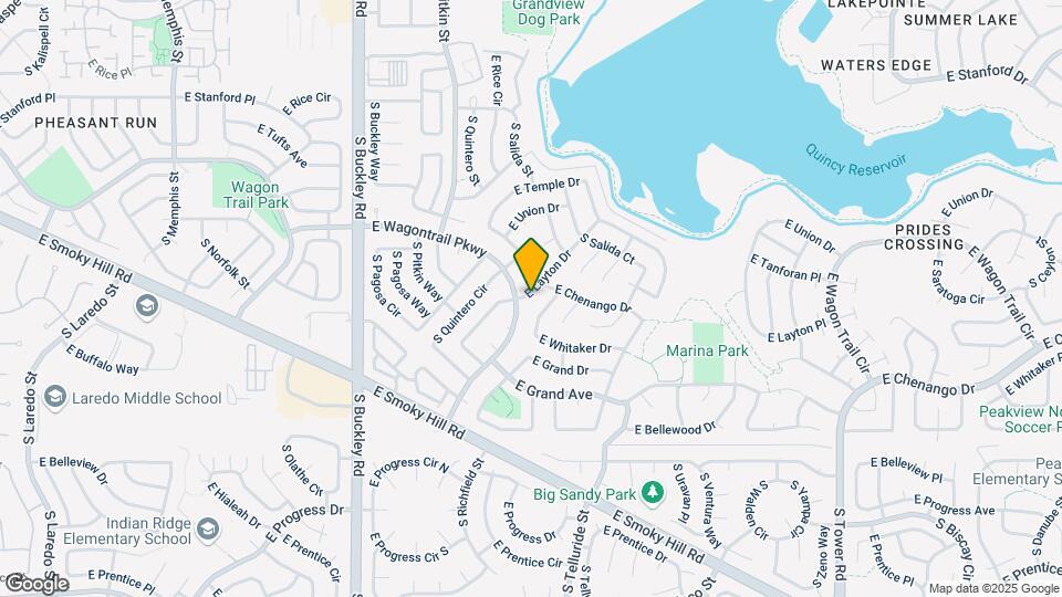 17332 E Layton Dr Map and Location Details