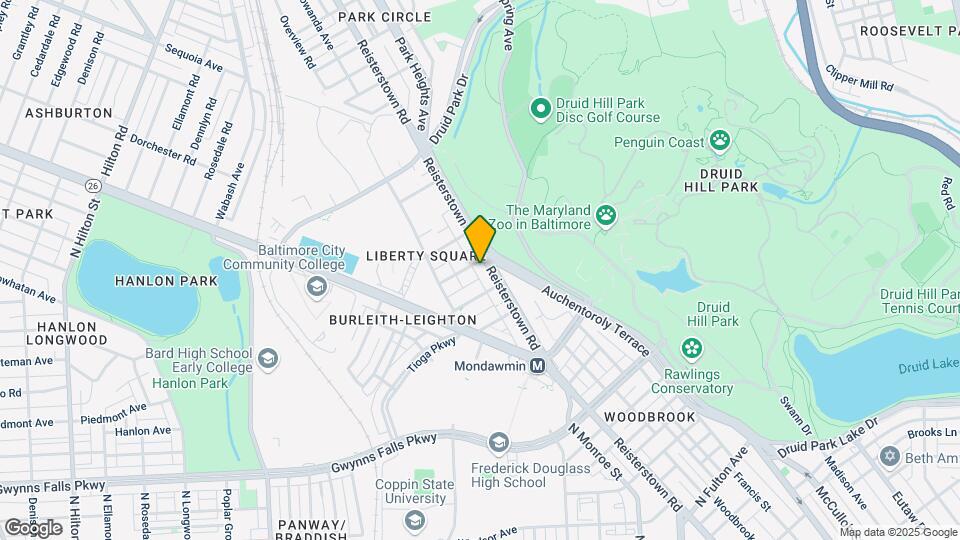2908 Reisterstown Rd Mapa y Detalles de la Ubicación